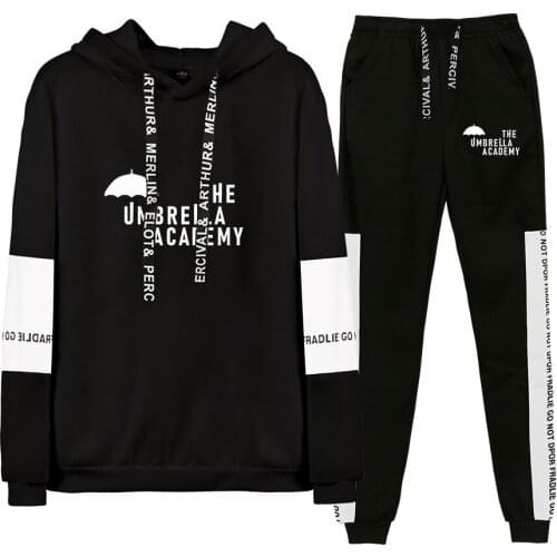 Classic The Umbrella Academy Tracksuit Men/woemns Sets Fashion Suit Hoodie Sweatshirt +Sweatpants Clothing two Pieces Set