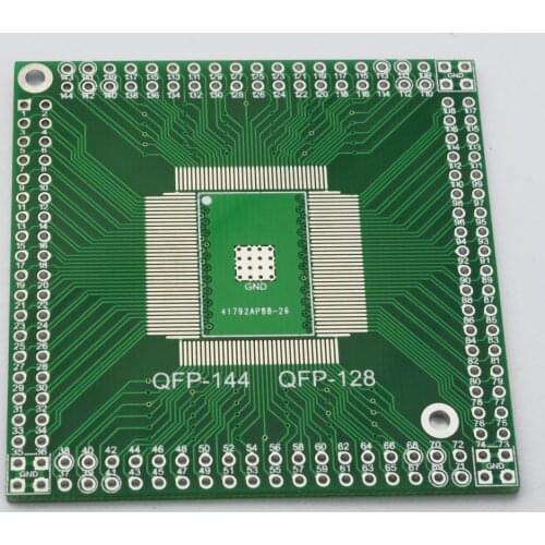 LQFP144 LQFP128 to DIP Adapter pin pitch 0.5MM PCB Converter SMD to DIP