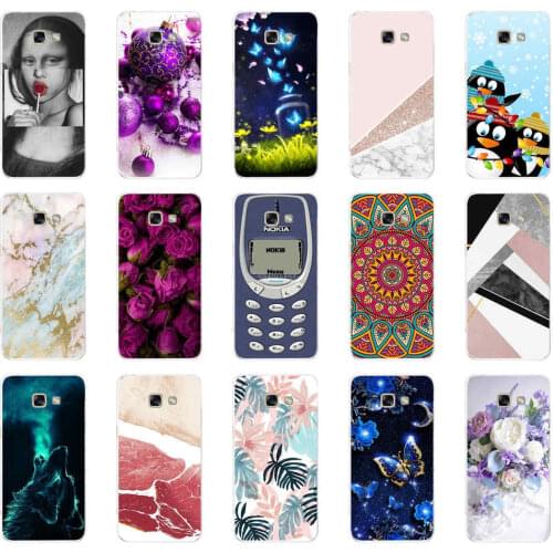 Soft Silicone TPU Case For Samsung Galaxy A7 2017 Back Case For Samsung A7 2017 Phone Cove