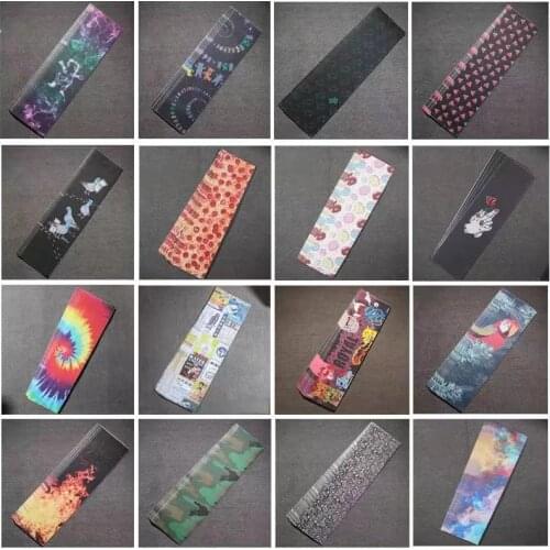 83*23cm Skateboard Sandpaper Scooter Board Griptape Longboard Deck Sticker OEM Design Skate Board Grip Tape Electric Board Paper