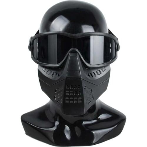 New Outdoor TMC2895 Tactical Airsoft Paintball Split Anti-fog Goggles Mask with Removeable Mask