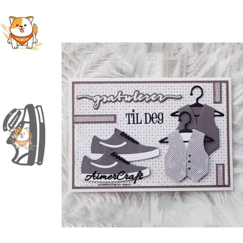 Shoes Cloth Shoes Metal Cutting Dies Scrapbooking Stencil for DIY Paper Card Decorative Embossing Die Cut Craft Dies New 2019