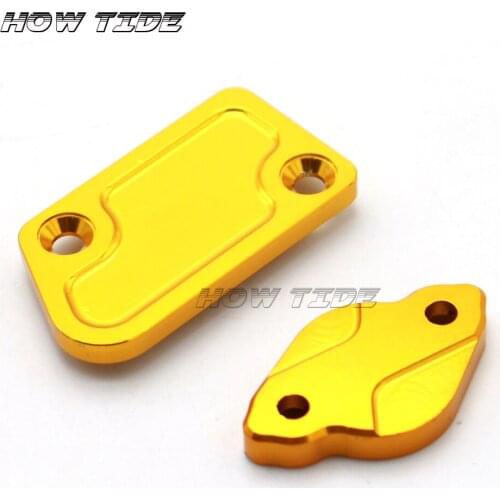 For YZ125/250 2003-2007 YZ250F WR250F WR450 YZ450F Motorcycle Dirt Bike CNC Front And Rear Brake Fluid Reservoir Cover Cap