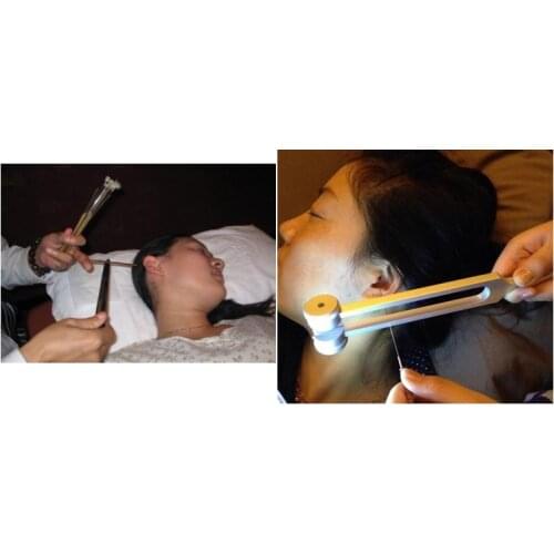 Professional tuning fork ear picking tool Ear vibrator ring clip Buddha vibrator feather