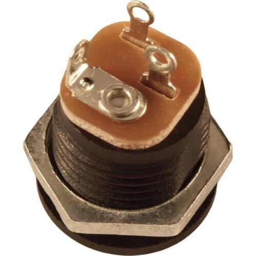 DC Power socket jack 5.5MM X 2.1MM Chassis pcb Panel Mount Socket Connector with Metal Ring Nut