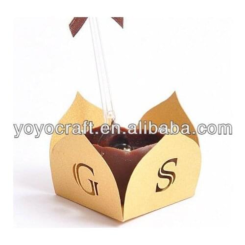 Christmas candy bag,laser cut wedding candy bags free logo, mini wrapper for chocolate
