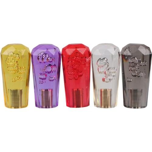 10cm Gear shift knob Acrylic bubble shift knob Car Gear Knob Shift Knob Stick Crystal Transparent Bubble Gear Shifter
