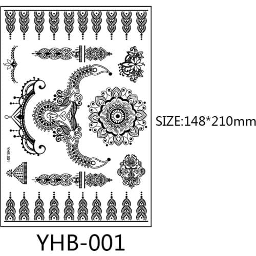 Small Size Bud Silk Tattoo Stickers Sexy Flower Geometric Waterproof Tattoo Fashion Totem Body Art Temporary Fake Tatoo