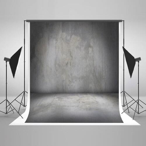 VinylBDS Gray Photography Backdrops Old Master Style Texture Abstract Retro Solid Color Background For Photo Studio