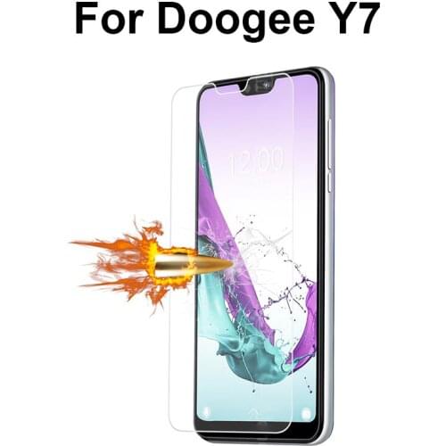 9H 2.5D Premium Screen Protector For Doogee Y7 Y 7 Tempered Glass Mobile Phone Phone Front Film For Doogee Y7 5.84" Glass Cover