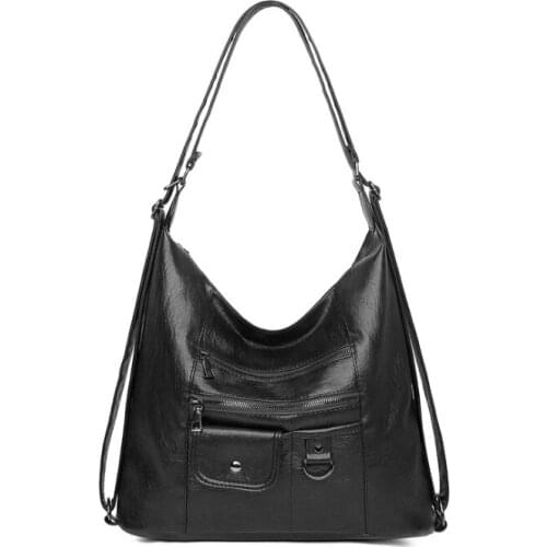 Femme Pochette High Quality Fashion Large Capacity Retro Handbag Messenger Shoulder Bag