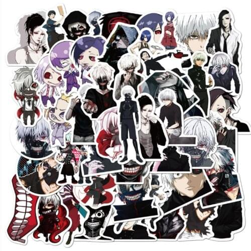 10/30/50Pcs/Set Tokyo Ghoul For Snowboard Laptop Luggage Fridge Car- Styling Vinyl Decal Home Decor Stickers