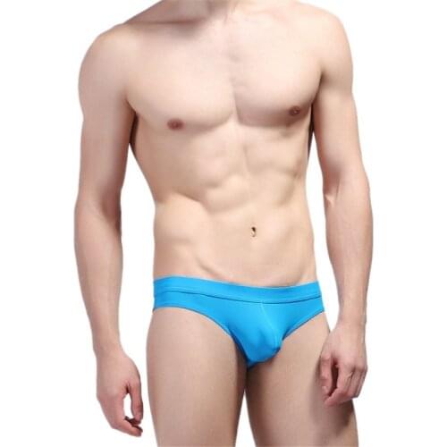 2020 New Men Sexy Breathable Summer Briefs High Stretch Mesh Bikini Brief Gay Underwear Low Waist Design Panties