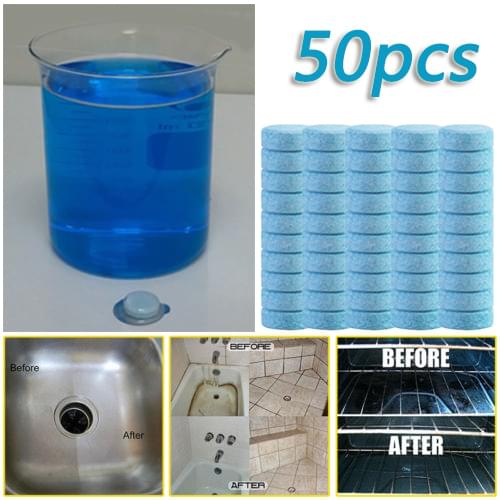 Car Windshield Wiper Cleaning Effervescent Tablets Multifunctional Home Window Glass Toilet Solid Cleaner