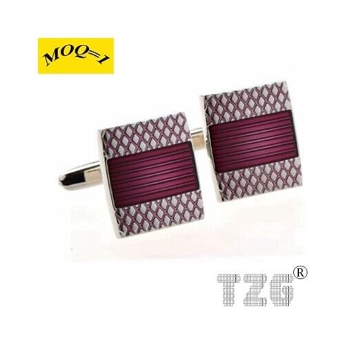 TZG11198 Epoxy Cufflink Cuff Link 1 Pair Free Shipping Promotion