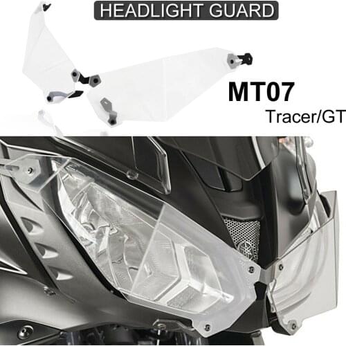 Motorcycle New Accessoris For Yamaha MT07 Tracer Headlight Guard Protector Cover MT-07 Tracer GT 2016-2021 2020 2019 2018 2017