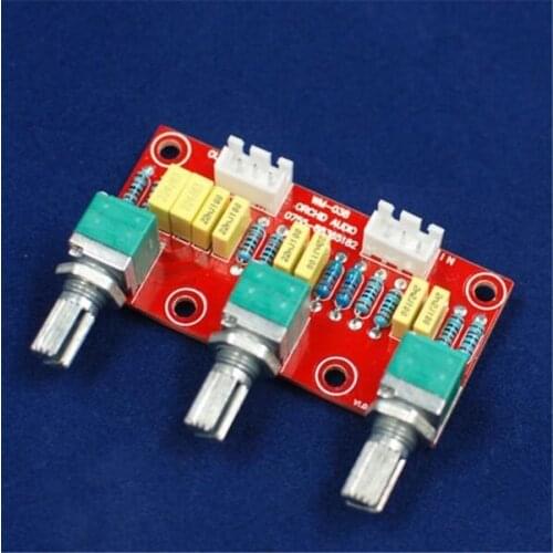 Assembled HIFI Amplifier Passive Tone Board Bass Treble Volume Control Pre-amplifier Preamp Board