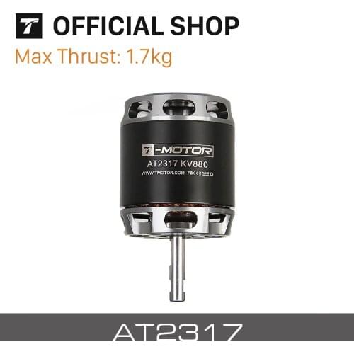 T-MOTOR AT2317 Long Shaft KV880 1400KV KV1250 brushless motor for Hybrid Vertical Take-off Landing UAV