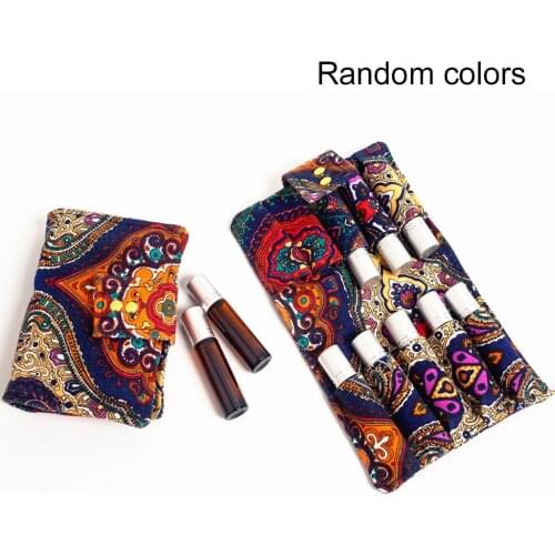 10-bottle 10ml Essential Oil Wallet Carry Holder Nail Polish Storage Bag Stylish, for Travel for Home, Easy to Carry