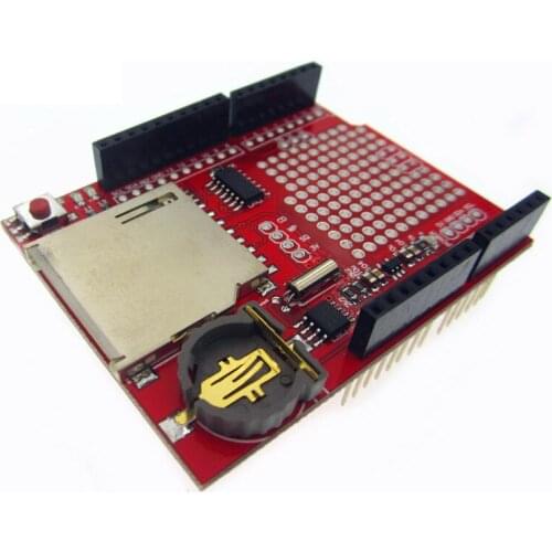 10pcs XD-05 Logging Recorder Data Logger Module Shield V1.0 UNO SD Card Hot (NO INCLUDE BATTERY)