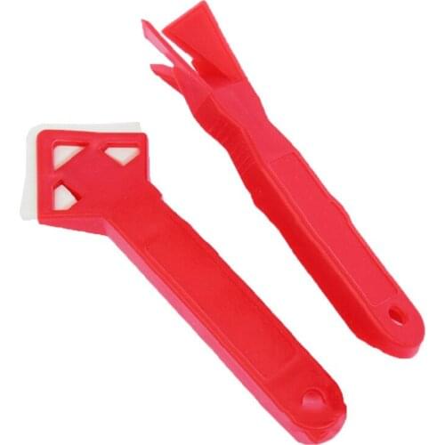 2Pcs Mini Handmade Tools Scraper Floor Tile Sealant Cleaner Tools Tile Surface Glue Residual Shovel Kit Household Tools Scraper