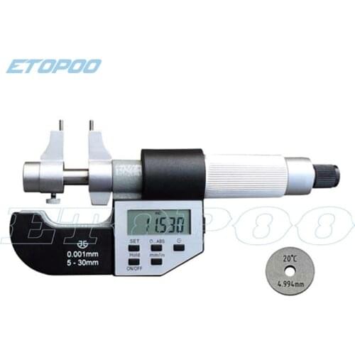 XIBEI Digital Micrometer 5-30mm 25-50mm IP54 Inside Micrometer 0.001mm Inch/mm Electronic Caliper Precision Measuring