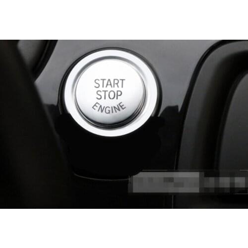 For BMW 5 Series F10 GT 2011-2017 ABS Matt Engine Start Push Button Cover Trim Car modification Auto parts