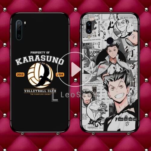 Haikyuu anime Koutarou Bokuto Phone Case for Xiaomi Redmi note 8 9 T S Pro MAX Huawei P 20 30 40 Pro Lite Soft silicone cover