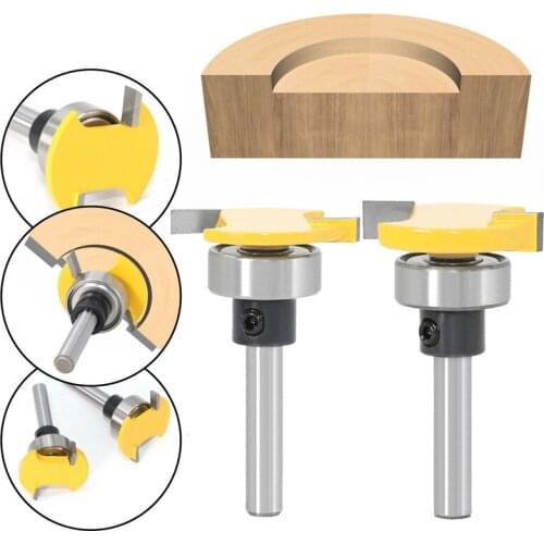 6MM Shank 1/4 Shank Handle belt bearing T cutter Slotting knife router bit Carpenters notch knife