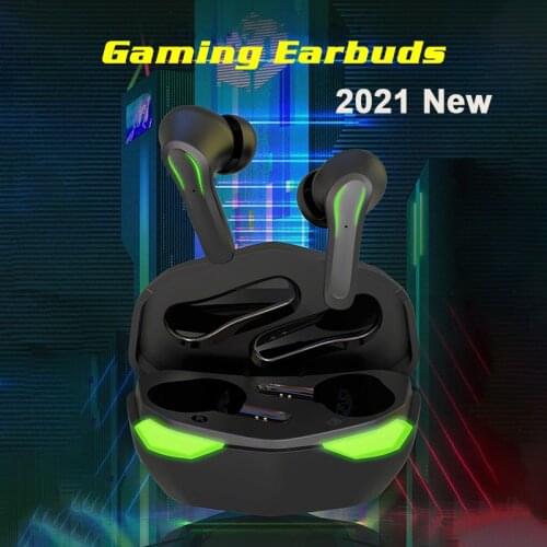 TWS Gaming headset 40ms Low Latency Wireless Earphone Bluetooth Headphones with Stereo Bass Sports Gamer Earbuds