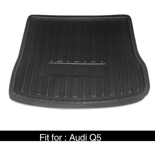 X Autohaux One Of Random Send Black Rear Trunk Tray Boot Liner Cargo Floor Protection Carpet Mat Cover For Audi Q5 2013