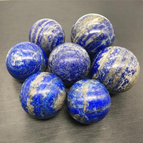 Lapis lazuli sphere quartz crystals gemstones mineral ball natural stones healing reiki home decoration
