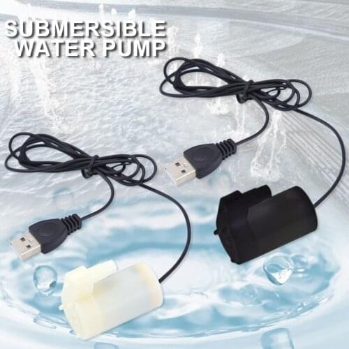 Mini Water Pump DC 3V 5V 6V USB Cable Mini Water Pump Micro Submersible Pump Fountain Pump Kit for Garden Watering Tools