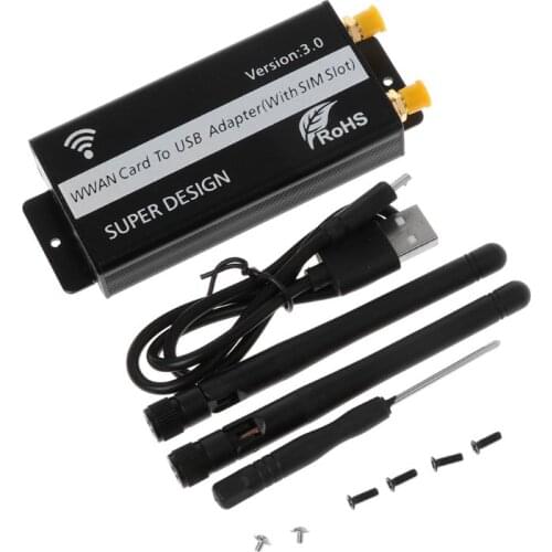 NGFF(M.2) to USB Adapter With SIM Card Slot for WWAN/LTE/4G Module Hot