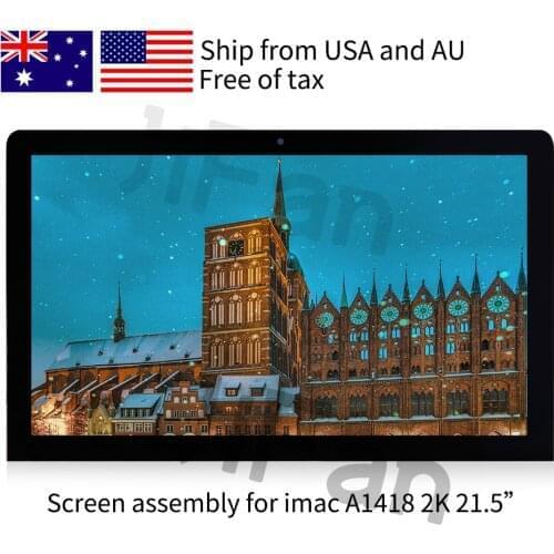 New For iMac 21.5" A1418 2K Late 2012 2013 2014 LCD LED Screen Display LM215WF3 (SD)(D1) Free Adhesive Strips