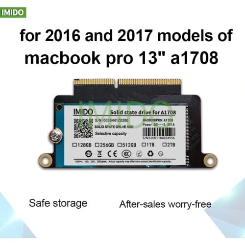 NEW 128GB 256GB 512GB 1TB SSD for Macbook Pro Retina 13.3" 2016 2017 Year A1708 Solid State Disk PCI-E EMC 3164 EMC 2978