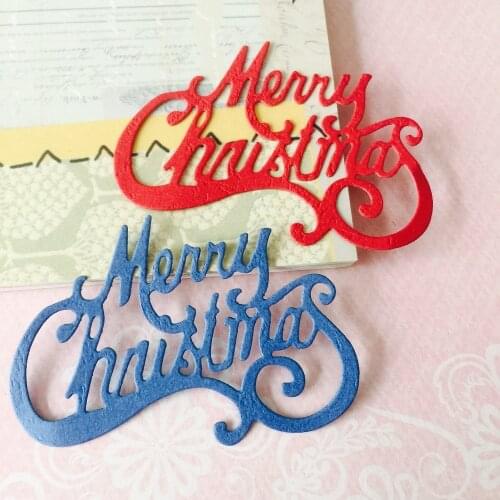 Cutting dies for metal album Merry Christmas Album DIY Embossed Paper folder to make decoration Craft card template templates