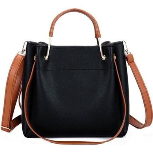 Simple Bucket Bag Women Leisure Single Shoulder Bags for Female Top-Handle Hand Totes High Quality Crossbody Bags Pack Purse