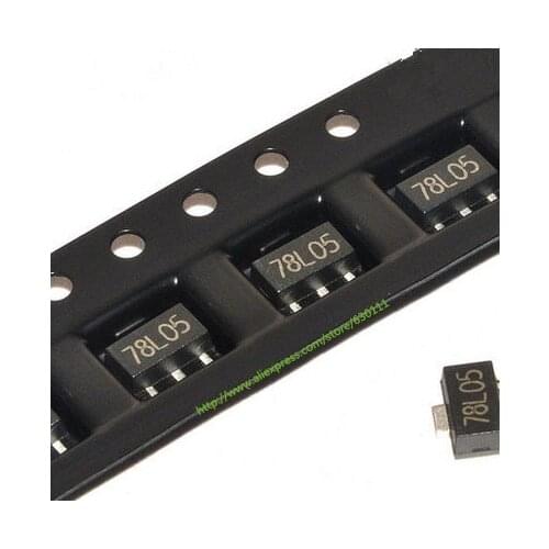 1000 PCS 78L05 L78L05 5V 100mA 0.1A Voltage Regulator sot-89