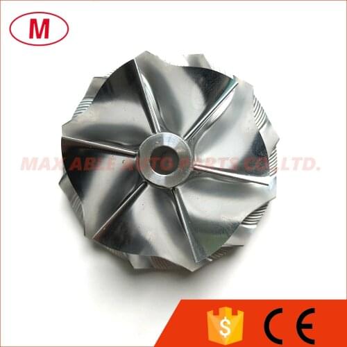 RHF5HB 46.50/59.94mm 6+6 blades Turbo Billet compressor wheel/Milling for VF30/VF34/VF35/VF36/VF37/VF39/VF41/VF42/VF43/VF48/VF52