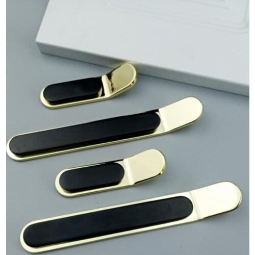 Modern Simple Gold Black Dresser Knobs Kitchen Cabinet Door Handles Wardrobe Drawer Knob Furniture Hardware