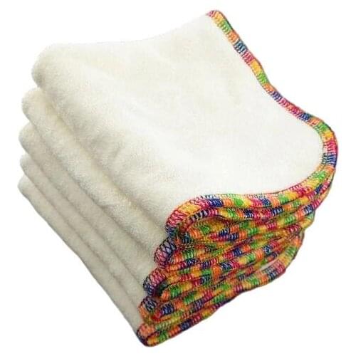 WASHING CLOTH Bamboo Baby Wipes, Washable Reusable Saliva Towel Wipes 200pcs Cloth Wipes