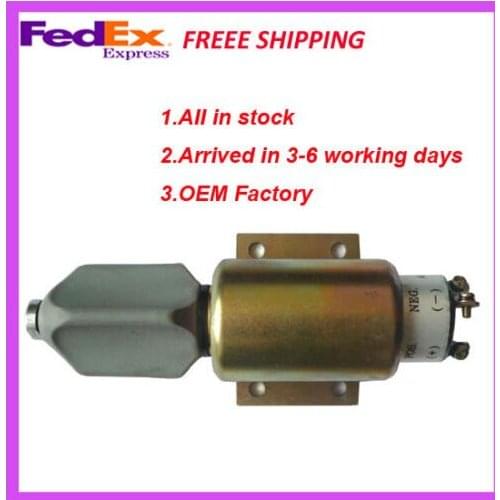 Stop solenoid 2003-24E7U1B1S2A SA-3838 fit Excavator 24V