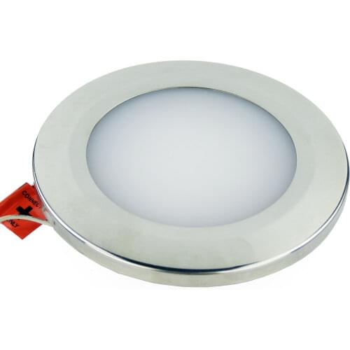 Marine Ceiling Dome Light Stainless Boat Caravan Interior Light 12/24V LED 155mm