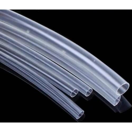1M transparent heat shrinkable cable insulation sleeve data line charger protective sleeve hose 2:1 electrical sleeve 20/30/50mm