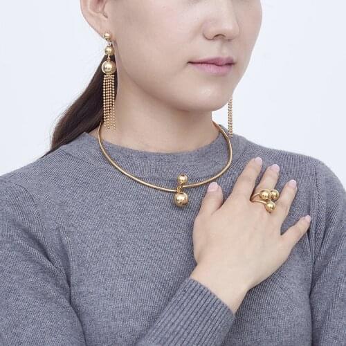 High-quality lucky ball hand made adjustable copper rings