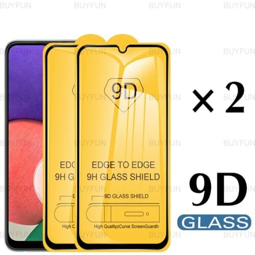 2Pcs 9D Tempered Glass For Samsung A22 5G 6.6inch Front Protective Glass On For Galaxy A22 A 22 5G galaxi a22 screen protector