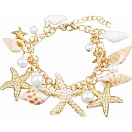 Bohemian Shell Bracelets & Bangle Long Tassel Turquoises bracelet for women Statement Bracelets Fashion luxury women Girl Gift