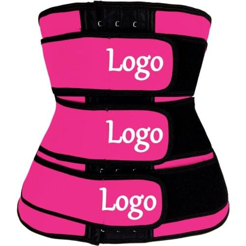 Women Tummy Control Modeling Strap Logo Print Waist Trainer Body Shaper Slim Belt Shapewear Women Corset Fajas Colombiana