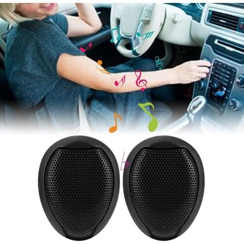 1000W Mini Car Speaker Audio Round Stickable Loudspeaker Automobile Speaker with Glue suitable for most models